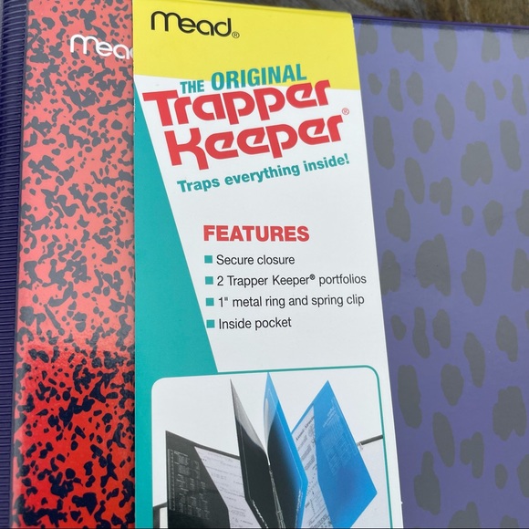 Trapper Keeper Binder Retro Style Portfolio Folder 2020 Mead 12 3/16" x 11 1/4" - Picture 2 of 12